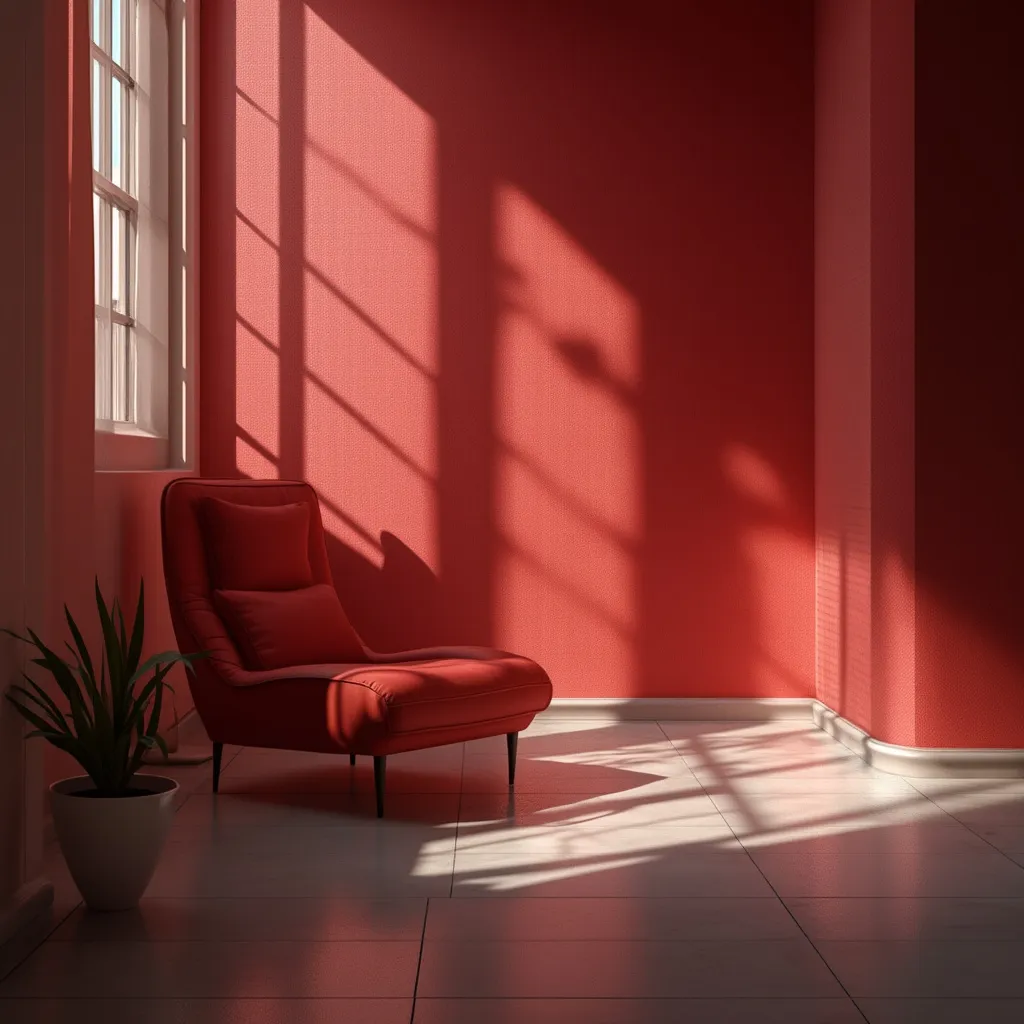 Interior moderno de las oficinas de Consultoría Roja